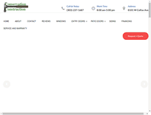 Tablet Screenshot of conservationconstruction.com